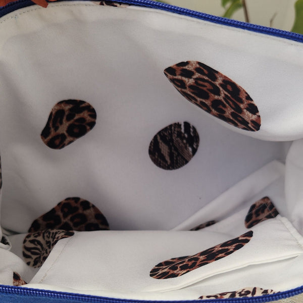navy clutch bag