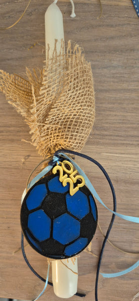 Blue soccer ball lambada - Easter collection