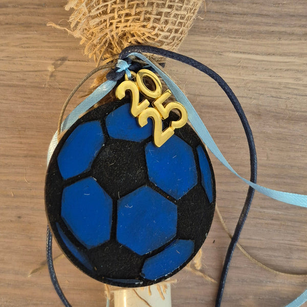 Blue Soccer ball Lambada