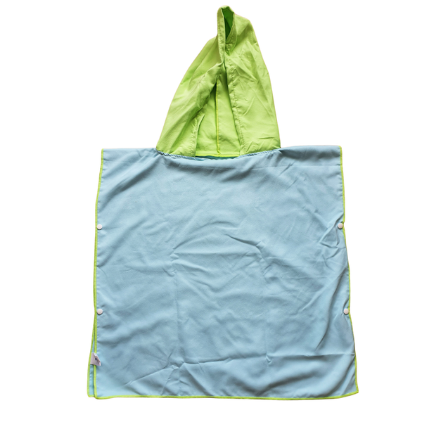 Pastel blue and green kids hoodie