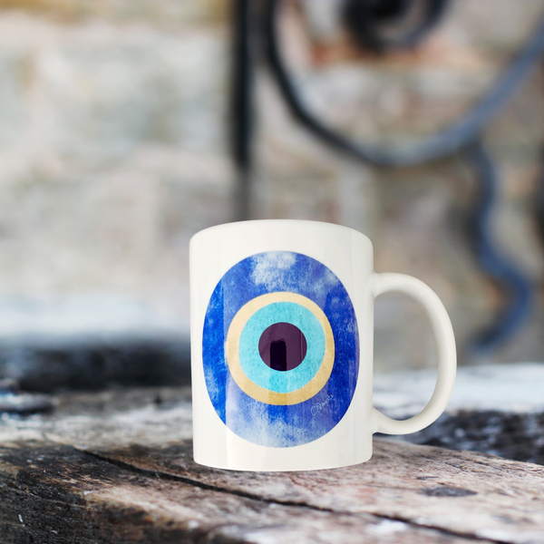 Corfu mati mug