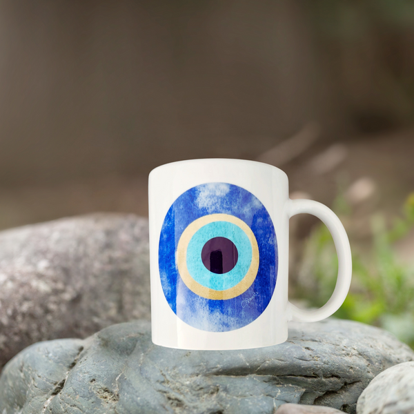 Corfu mati mug