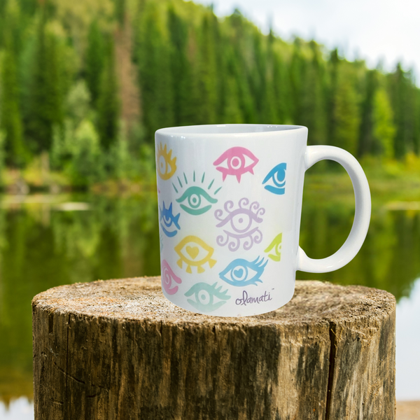 Pastel eye mug