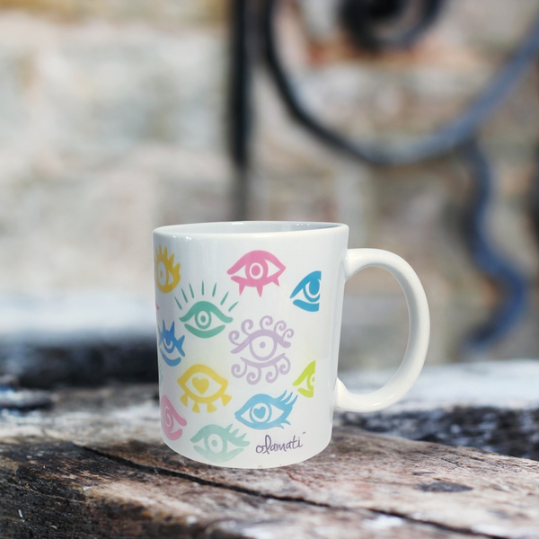 Pastel eye mug