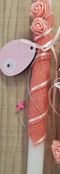 Pink mati egg lambada with roses - Easter collection