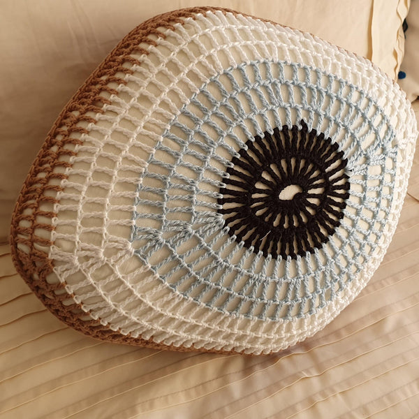 Crochet mati cushion