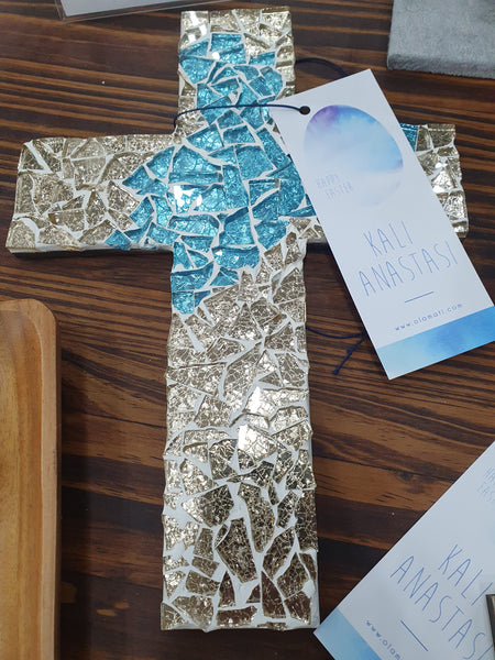 Large mosaic cross
