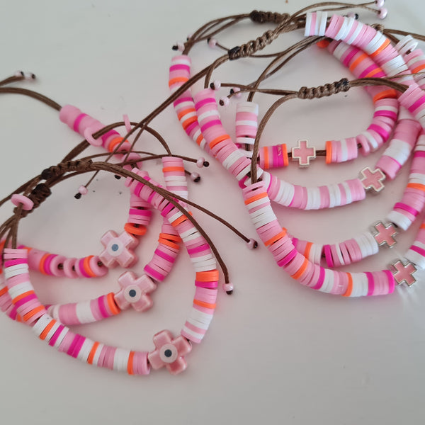 Polymer_clay_bead bracelet