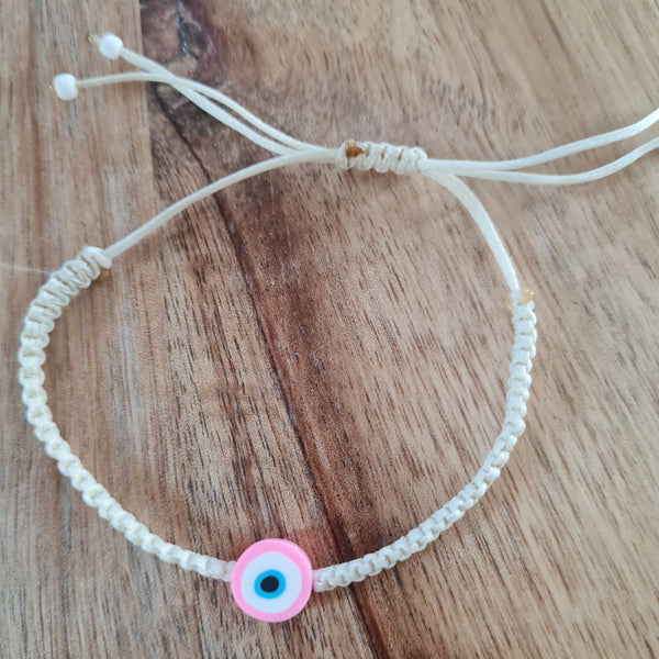 Pink mati bracelet