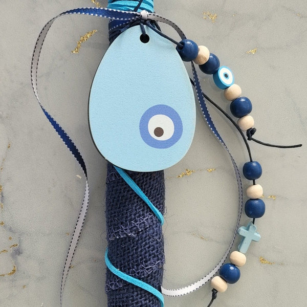 Blue mati egg lambada