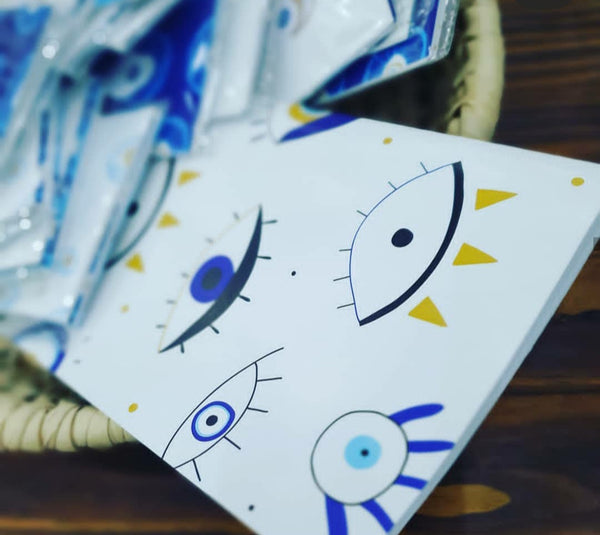 Soft cover mixed eye mati note book
