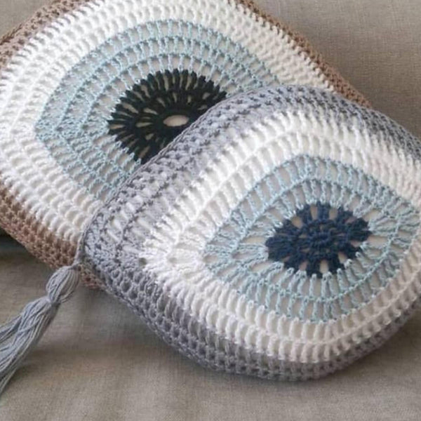 Crochet mati cushion