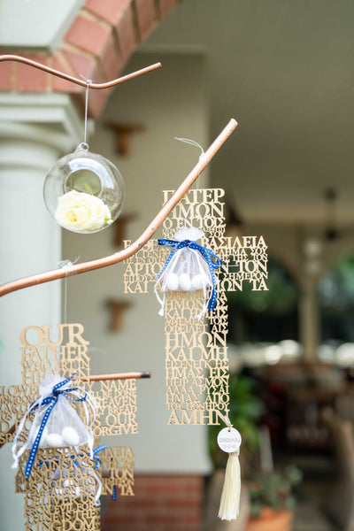 Prayer cross gift favours