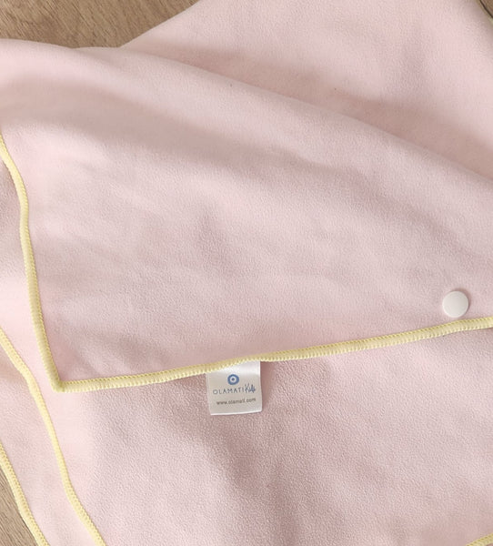 Pastel pink and yellow kids hoodie