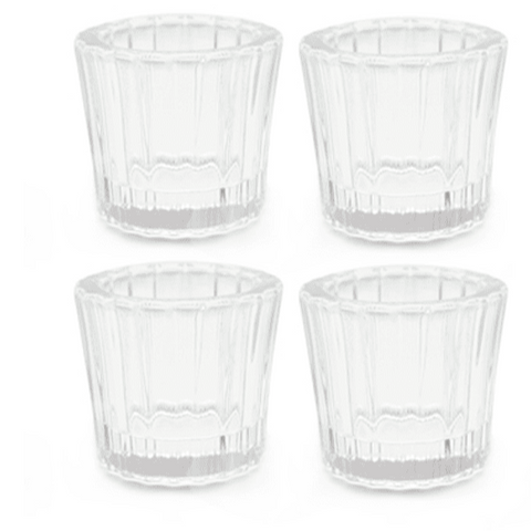 Ribbed Glasses pack of 4