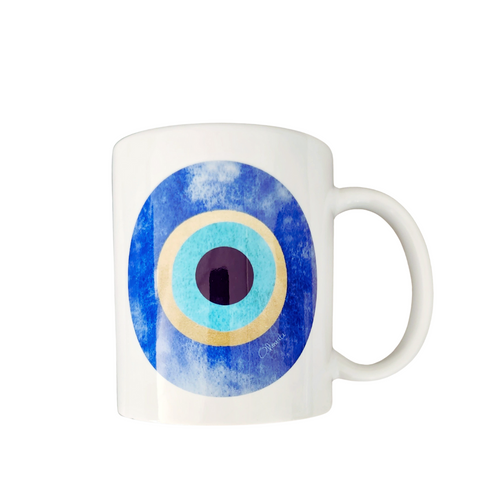 Corfu mati mug