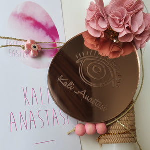 Gold and pink Kali Anastai lambada