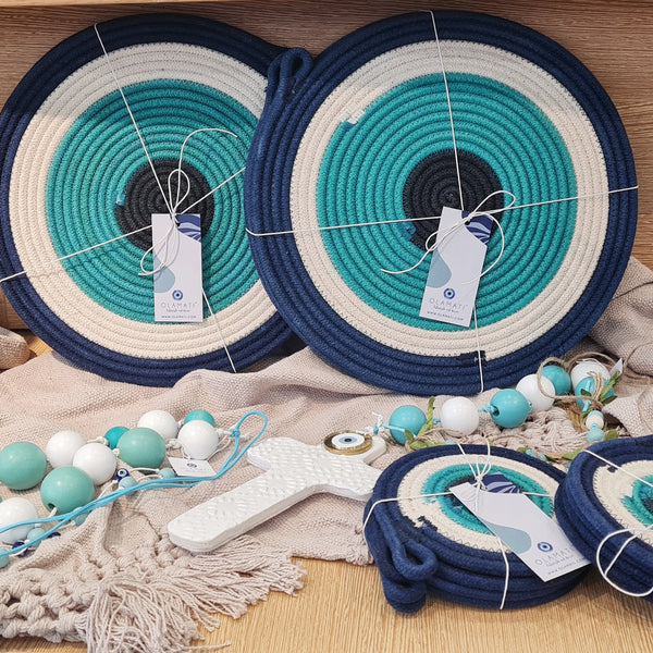 Set of 4 mati coasters