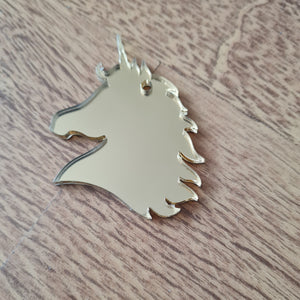 Gold Unicorn head