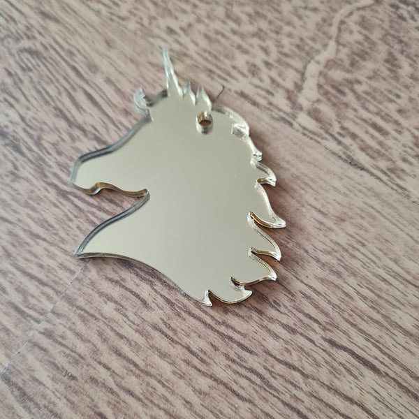 Gold Unicorn head